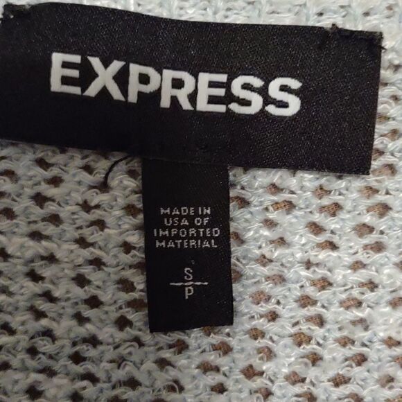 Express Women's size S sweater lightweight‎ pullover pastel blue - Picture 7 of 9